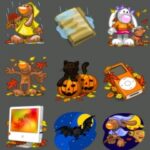 I Love Autumn Icons  Free